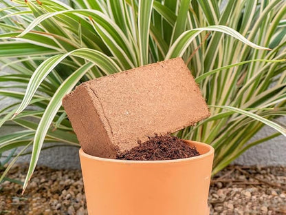 Coco Coir for Plants 3-Pack Envelor 2.4 Gallons Compressed Coconut Coir Bricks 10 lb. Organic Coconut Coir Bulk Low EC pH Balanced Natural Coco Peat for Indoor and Outdoor Gardening Potting Soil