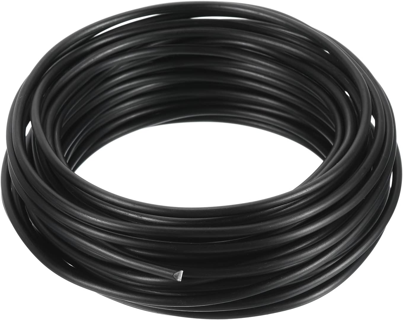 PATIKIL 3.0mm Bonsai Training Wire, Floral Wire Stems Anodized Aluminum Tree Wire 32.8 Feet Total for Gardening Branch Fixing, Black