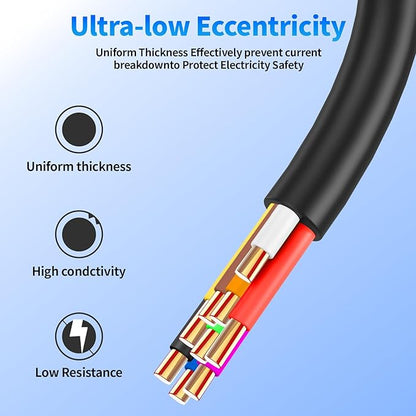 18/9 Solid Sprinkler System Wire 50ft, 18 Gauge Irrigation Wires PVC Jacket Sprinkler Cable for Underground Irrigation Valves Field Central Control System