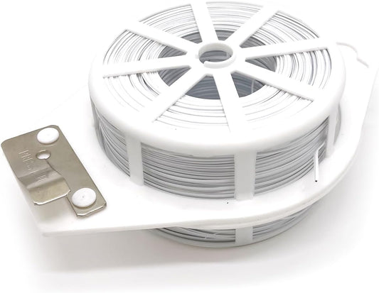 656ft (200m) Twist Ties, Garden Plant Ties with Cutter, Reusable Multifunctional Plant Ties, Fixing