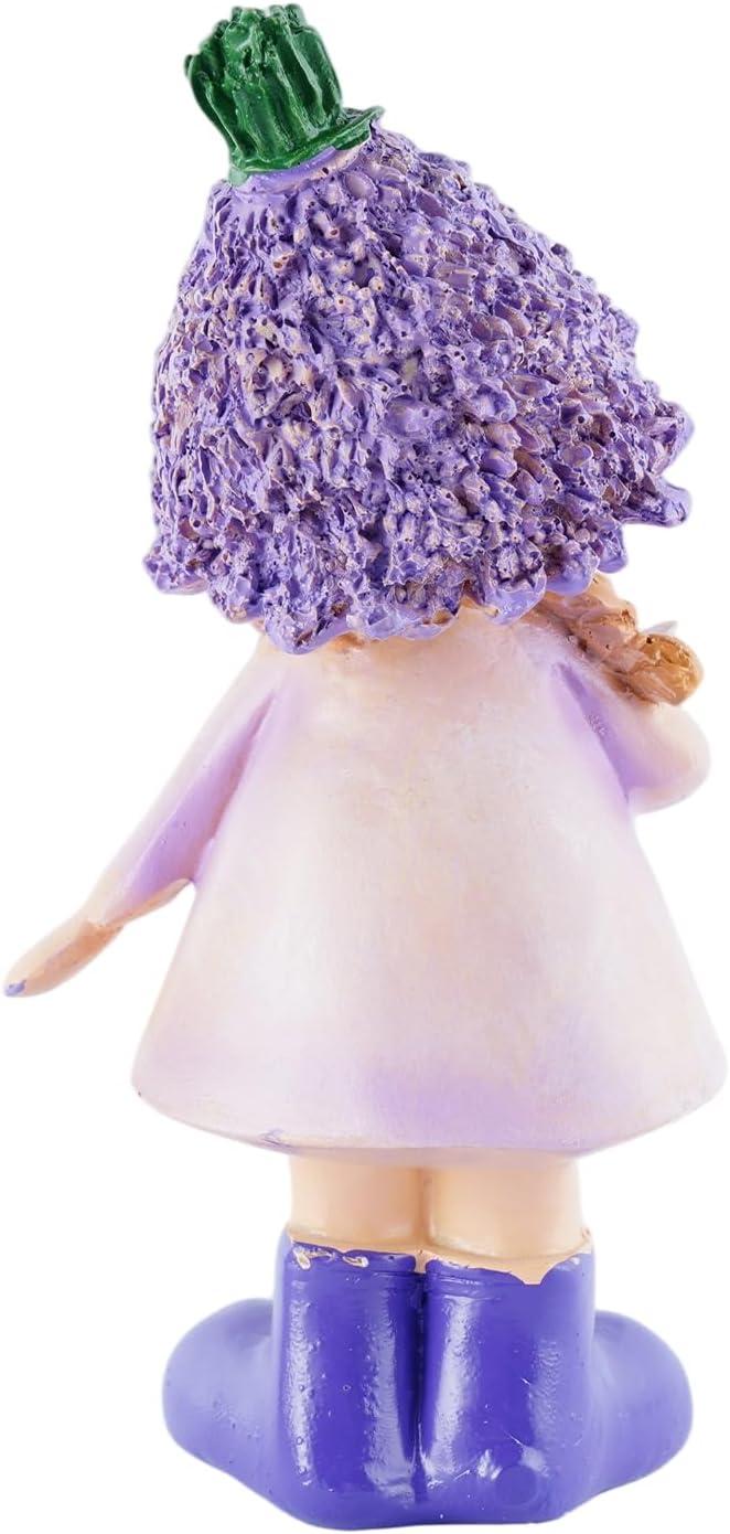 Lavender Outdoor Garden Resin Figurines, Couple Boy and Girl Statues, for Outdoor Patio Lawn Garden Decoration, Valentine's Day Home Decor, Ideal Gift for Mom, Dad and Friends
