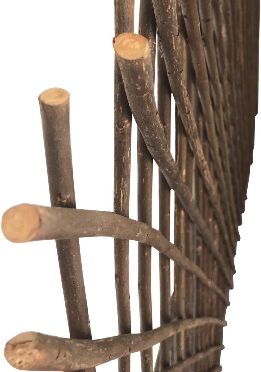 Expandable Garden Trellis Plant Support Willow Lattice Fence Panel for Climbing Plants Vine Ivy Rose Cucumbers Clematis