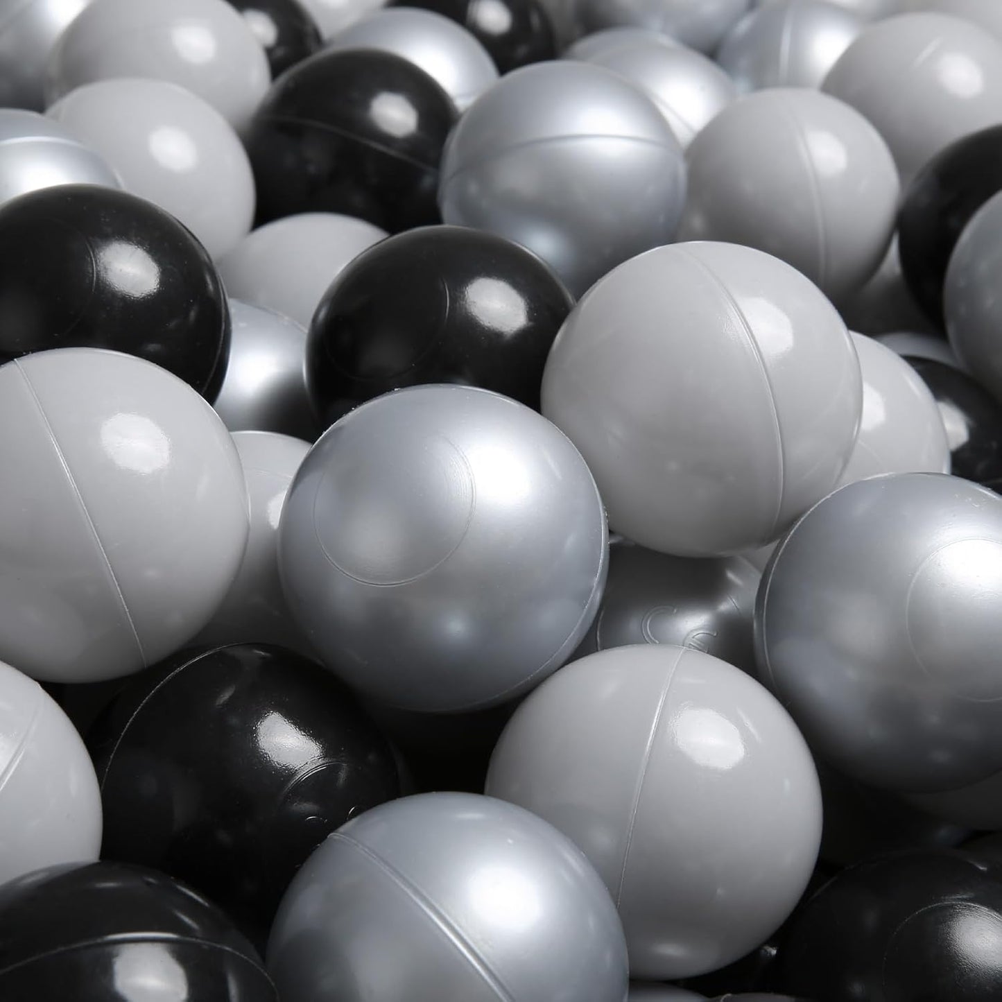 TRENDPLAY Plastic Balls for Ball Pits 2.2 Inch, Pack of 50 100 200 500 Hollow Balls, Perfect for Toddler Baby Pools,Party,Festival Decoration