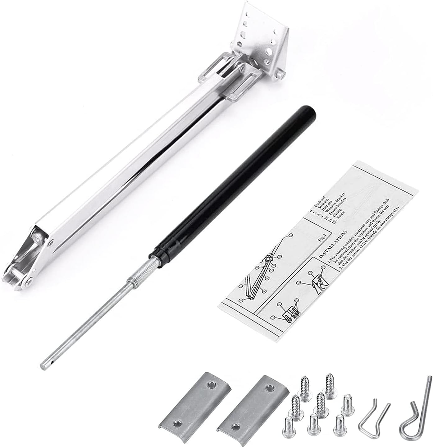 Auto Vent Opener Automatic Greenhouse Window Opener Cylinder Roof Vent Opener Autovent Kit Solar Heat Sensitive Agriculture Gardening Tools Automatic Greenhouses Supplies (Single Spring Lifts 15 Lbs)