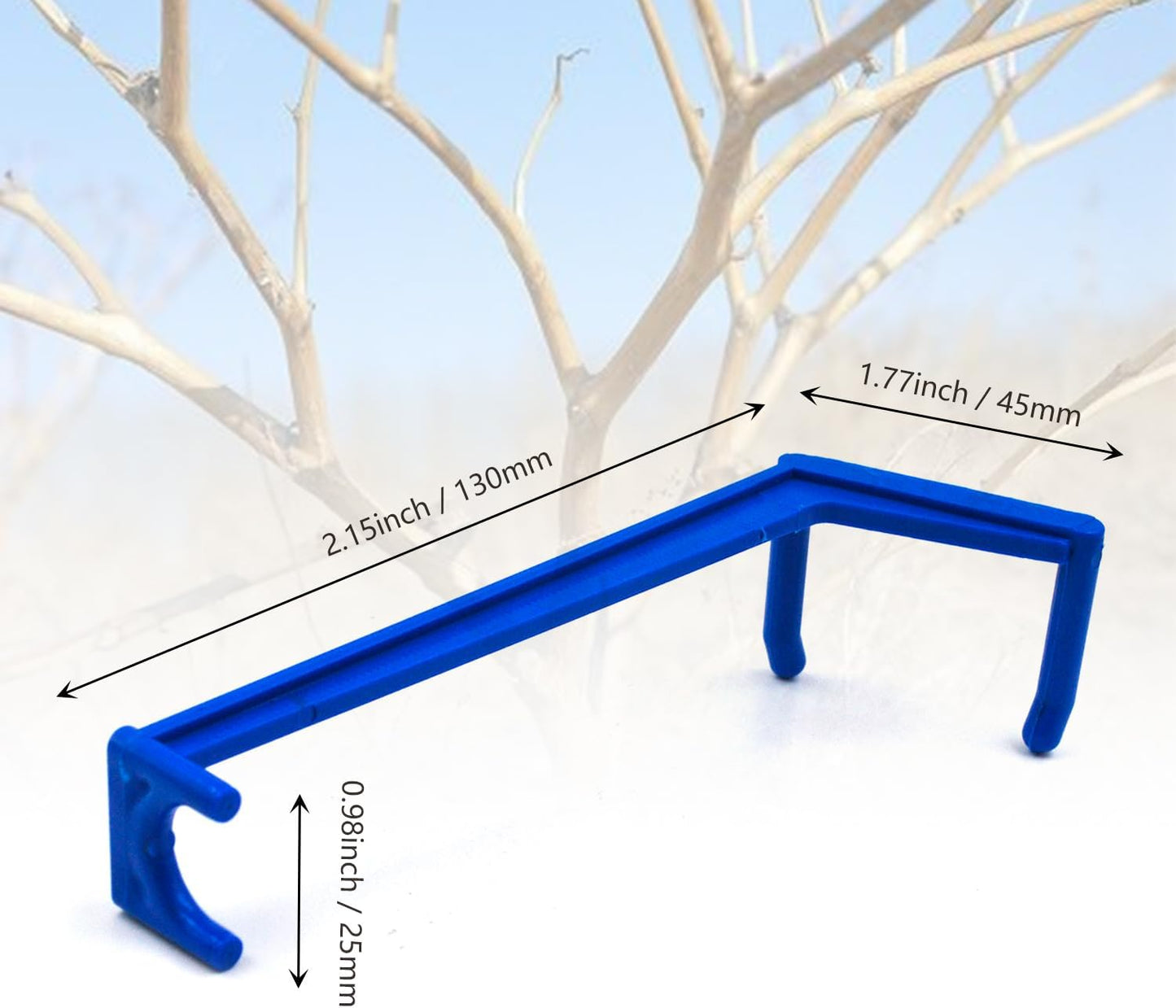 Fruit Tree Limb Spreaders Adjustable Plant Branch Benders, Tree Branch Spreaders to Nudge Limbs for Most Fruit Trees,Blue,50 Pcs(Blue)