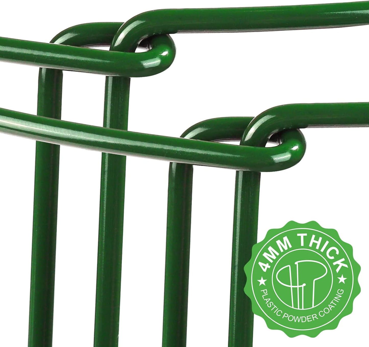 LEOBRO Plant Support Stakes, 6 PCS Peony Cages and Supports, Plant Stakes for Indoor Plants, Outdoor Plants, Monstera Tomato Hydrangea Support Cage, 10" W x 15.8" H