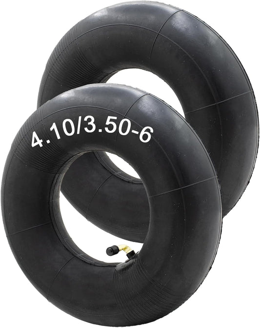 4.10/3.50-6 (13x4.00-6) Replacement Inner Tube, with TR87 Bent Metal Valve Stem fit for