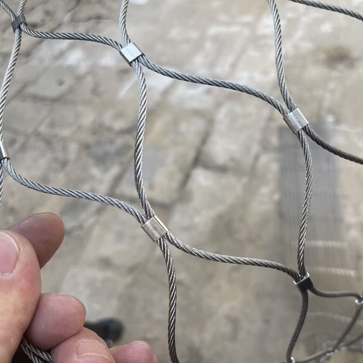 Stainless Steel Garden Netting 12 Gauge 40"X80" Deer Wire Fence -3" Mesh- Safety Netting Animal Barrier Fence Poultry Netting