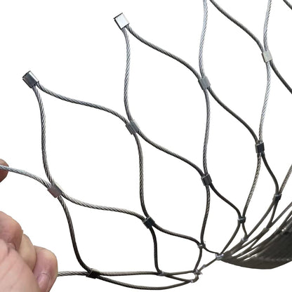 Stainless Steel Garden Netting 12 Gauge 40"X40" Deer Wire Fence -3" Mesh- Safety Netting Animal Barrier Fence Very Strong and Durable