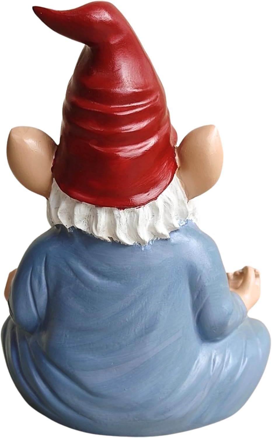Meditating Yoga Gnome Statue - 7.5'' Handcrafted Garden & Indoor Decor, Meditation Zen Sculpture with Lotus Pose, Weatherproof Outdoor Ornament & Home Decoration, Unique Gift for Women/Men