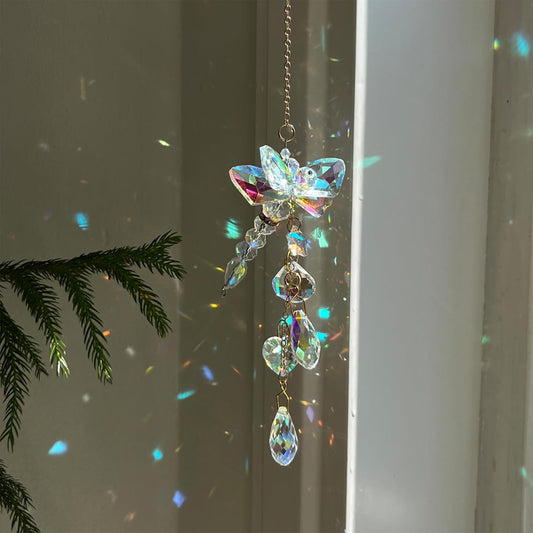 Sun Catchers Indoor Window Hanging Crystal Beads Dragonfly Prism Suncatcher Ornament Rainbow Maker