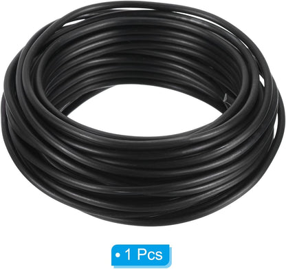 PATIKIL 3.5mm Bonsai Training Wire, Floral Wire Stems Anodized Aluminum Tree Wire 32.8 Feet Total for Gardening Branch Fixing, Black