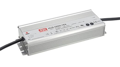 MEAN WELL HLG-320H-42B Switching LED Driver Power Supply, Current Adjustable by Output Cable, 42