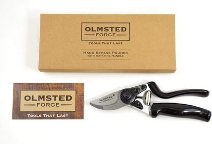 Hand Bypass Pruner with Rotating Handle