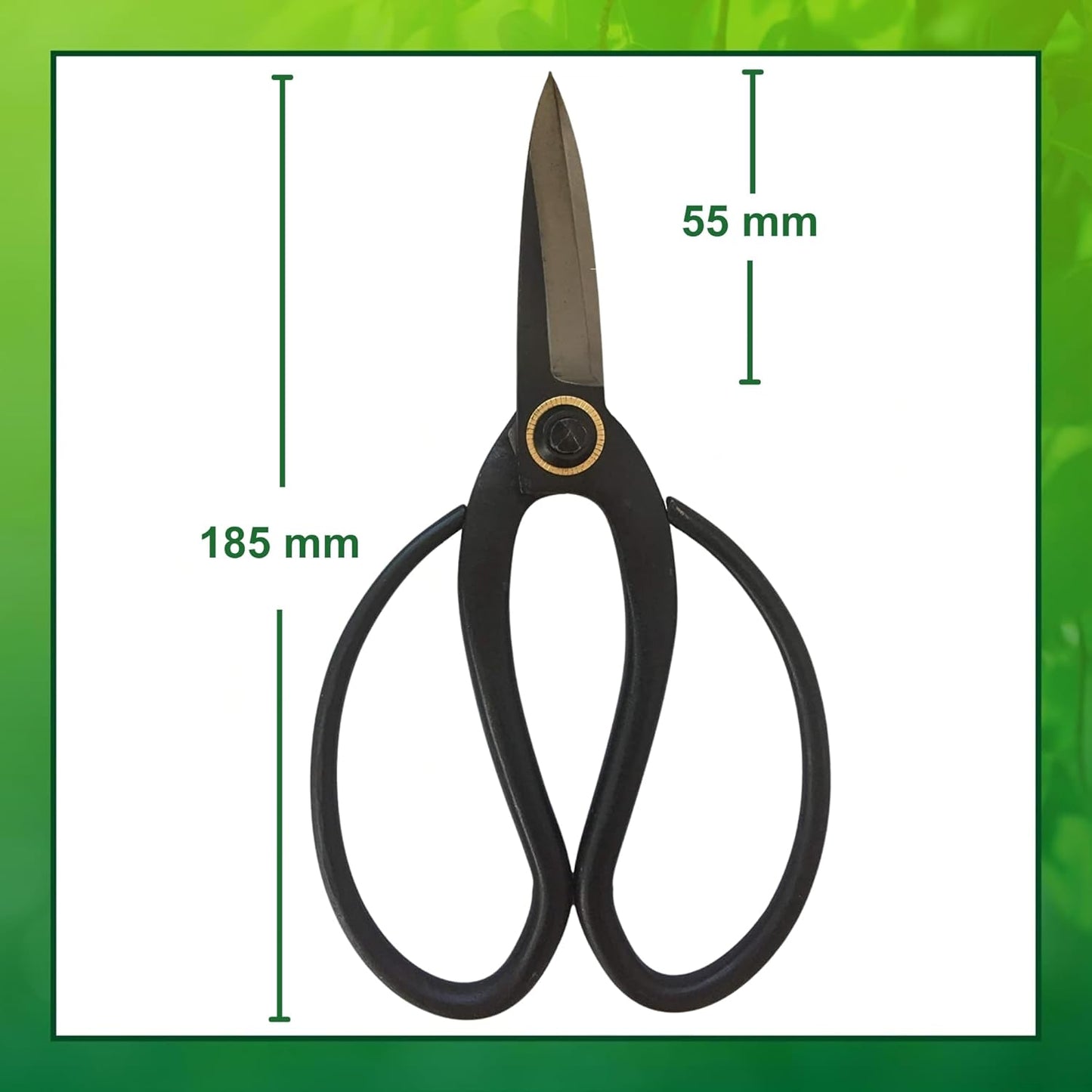 GARDEN GURU Professional Bonsai Scissors 180mm - Traditional Butterfly Pruner Shear for Precise Trimming Pruning and Deadheading of Flowers Plants, Japanese Bonsai Garden Tools - 1 Case (64 Pcs)