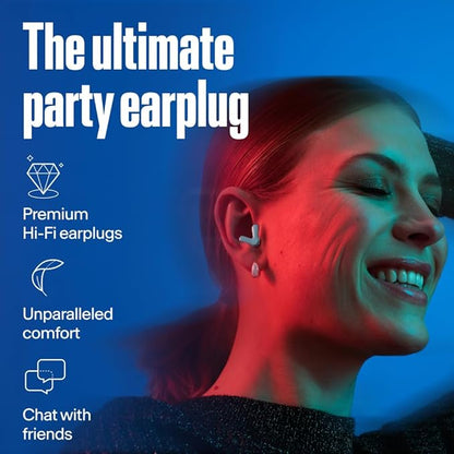 Alpine Tune Earplugs, Concert Ear Plugs for Noise Reduction, High Fidelity Music Quality, 19dB