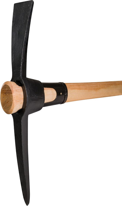 IDEALSPATEN - Made in Germany Since 1899 - Kassel Pick Axe - Professional Pick for Trenching Digging Hard Ground Soil, 5.75lb - 36.5in (Kassel)#IS410