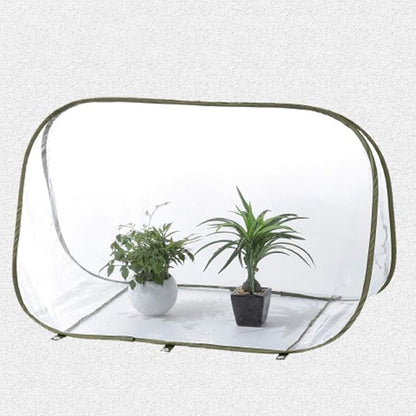 Greenhouses for Outdoors, Portable Greenhouse Kit with Side Windows, PE Cover, Backyard Garden Indoor Outside, Foldable, No Assembly Required (Transparent, 35.43“ * 20.47“ * 24.41”)