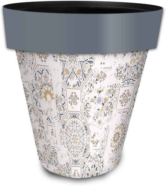 Briarwood Lane Distressed Tiles Large Planter