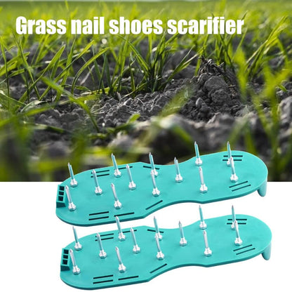 Lawn Aerator Shoes, Spike Shoes Lawn Aerator Tool Aeration Shoes for Epoxy Floor, Lawn Yard Patio Lawn Garden Yard