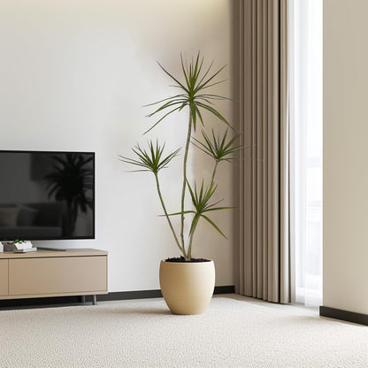 Artificial Dracaena marginata,5ft Tall Fake Plants Artificial Dracaena marginata Plants for Indoor, Fake Trees for Office Home Living Room Floor Patio Greening Porch Decor