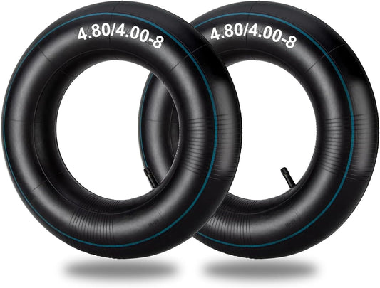 4.80/4.00-8" Inner Tubes, 2 Pack Heavy Duty 4.80 4.00-8/480/400-8 Replacement Tire Inner Tube with