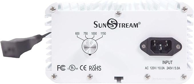 SunStream 1000 Watt HPS Light Dimmable Electronic Grow Light Ballast for Indoor Plant