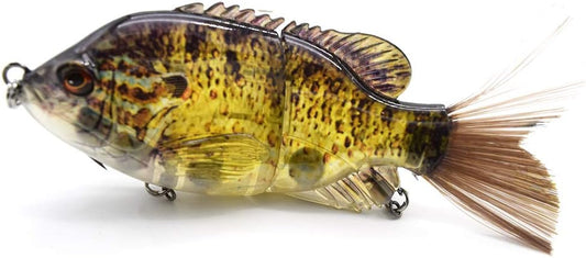 5.9in Multi Jointed Swimbait Fishing Lures Bait,2 Segment Big Giant Sinking Fishing Bass