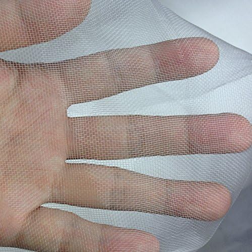 20Ft x 50Ft Mosquito Bug Insect Bird Fine Mesh Net Barrier Hunting Blind Garden Screen Netting for Protect Your Plant Fruits Flower