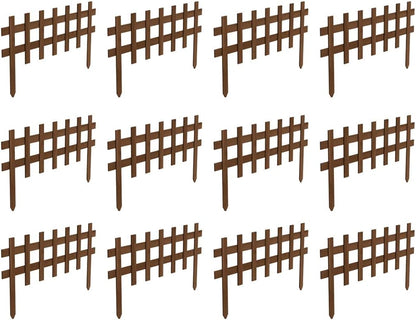Greenes Fence Deluxe Picket Wooden Fence - 18" L x 36" W (Pack of 12)