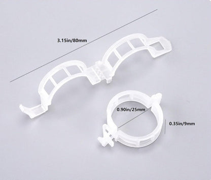 220Pcs Tomato Clips, Plant Support Garden clips, Trellis Clips Plant Support Clip, Vegetable Cages and Supports, Garden Trellis for Climbing Vine Plants, Supports Clip for Tomato Grape Melon