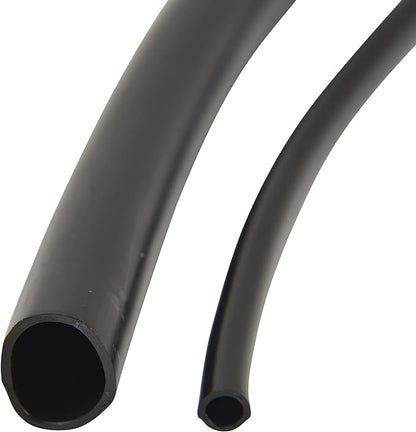 Raindrip 016005P 1/4-Inch Drip Irrigation Supply Tubing, 50-Foot, for Irrigation Drippers, Drip Emitters, and Drip Systems, Black Polyethylene (Pack of 4)