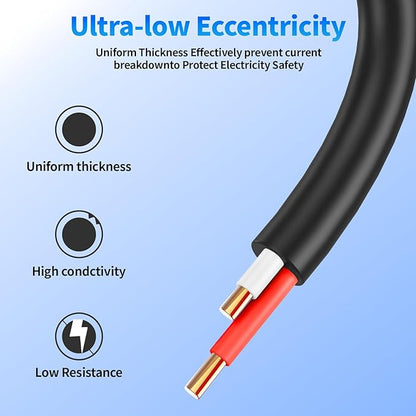 18/2 Solid Sprinkler System Wire 100ft, 18 Gauge Irrigation Wires PVC Jacket Sprinkler Cable for Underground Irrigation Valves Field Central Control System