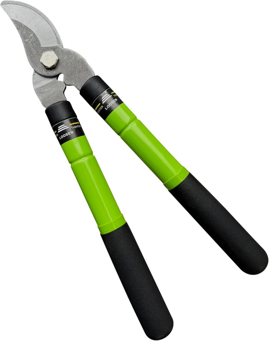 Garden Guru Bypass Loppers Tree Trimmer Clipper w/Telescopic Handle 15–22" - High Carbon Steel Blade Gardening Loppers Pruning Shear - Comfort Grip Handles – Branch Cutter (4 Pack)