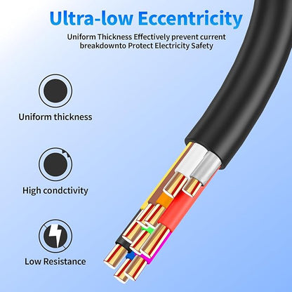 18/10 Solid Sprinkler System Wire 100ft, 18 Gauge Irrigation Wires PVC Jacket Sprinkler Cable for Underground Irrigation Valves Field Central Control System