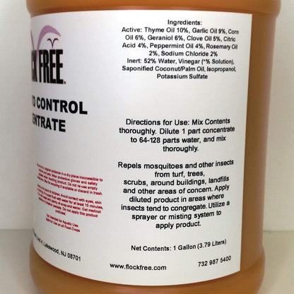 Natural Mosquito Control Spray Concentrate – Repels Mosquitoes, Ticks, Fleas, Flies, Gnats & Chiggers – Makes 128 Gallons (1 Gallon Concentrate) – Safe & Effective Outdoor Protection