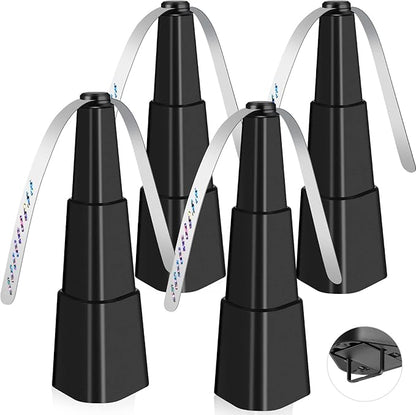 Fly Fans for Tables 4 Pack - Portable Automatic Picnic Table Food Repellent Fans Spinner for Restaurant, Party, Home