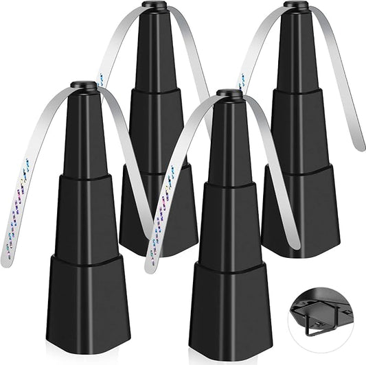 Fly Fans for Tables 4 Pack - Portable Automatic Picnic Table Food Repellent Fans Spinner for Restaurant, Party, Home