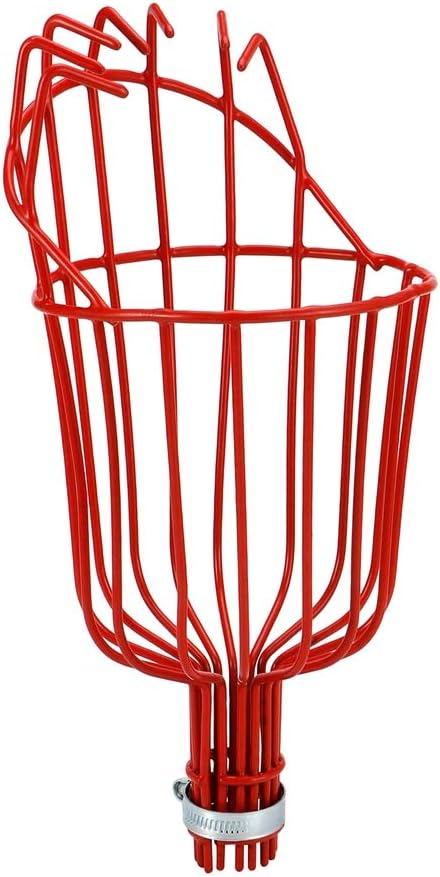 Garden Greenhouse Gardening Farm Steel Tree Fruit Picker Catcher Tool for Harvest Picking a Fruits Included o PickerFruits Picking ToolFruits CatcherFarm PickerSteel