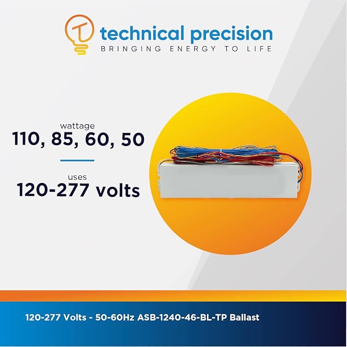 Replacement for Advance ASB-1240-46-BL-TP Ballast by Technical Precision - Electrical Ballasts