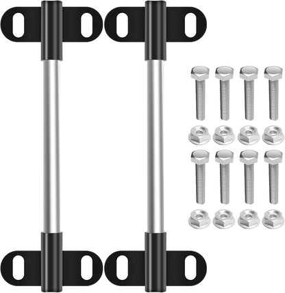 Wheelbarrow Axle Bracket Set for 5/8" Axles Wheelbarrows 10" x 0.63" Shaft Heavy-Duty Wheelbarrow Replacement Parts (2 Set)