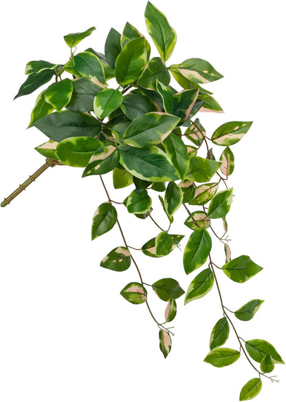 Oairse Artificial Hanging Plants Hanging Faux Pothos Vines Plants Fake Wall Plant Greenery Decor for Bedroom Bathroom Living Room Balcony Shelf Indoor Outdoor Décor