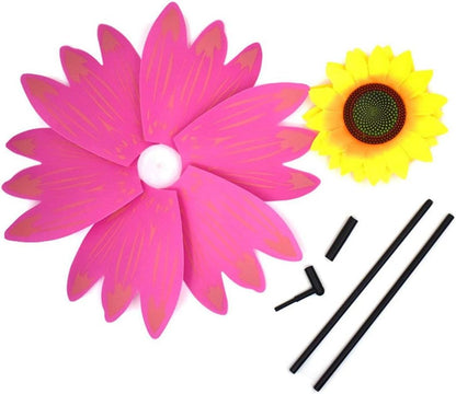 B bangcool Sunflower Lawn Pinwheels Wind Spinners Garden Party Pinwheel Wind Spinner for Patio Lawn & Garden (6 PCS)）
