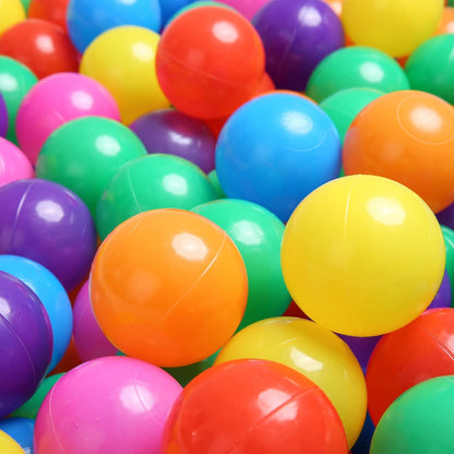TRENDPLAY Plastic Balls for Ball Pits - Hollow Balls- Safe and Exciting Playtime - Perfect for Baby Pools, Birthday Party Decoration