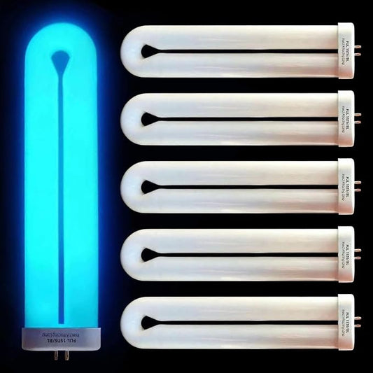 Bug Zapper Replacement Light Bulb 15 Watt, U Shapped Insect Attracting Trap Bulb FUL15-BL 7.7