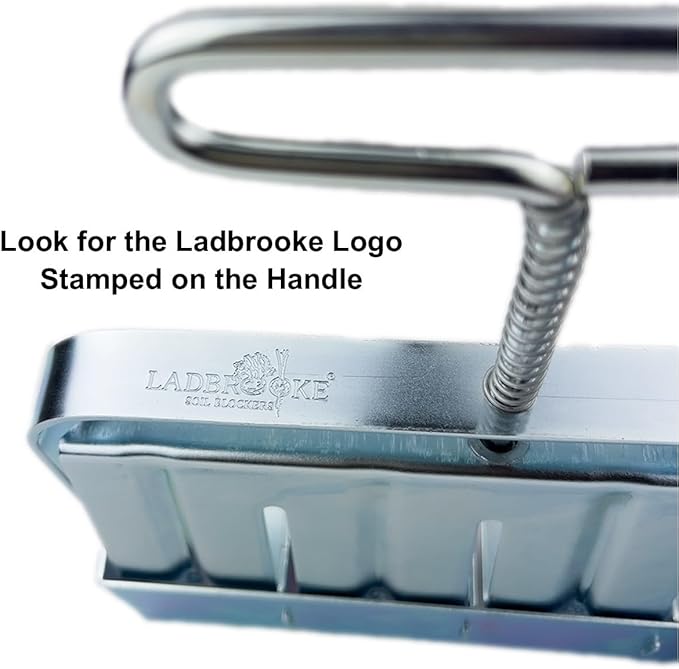 Ladbrooke Authentic Soil Block Maker Mini 4 Hand Held - Most Popular Soil Blocking Tool, Made in England