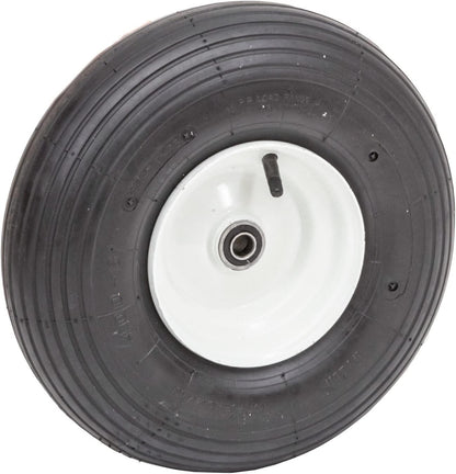 Pneumatic Replacement Wheel | 13.6" Tire for Wagon, Nursery Cart, Wheelbarrow | 4.00-6 Wheel Size | Hub/Bearing Size Options