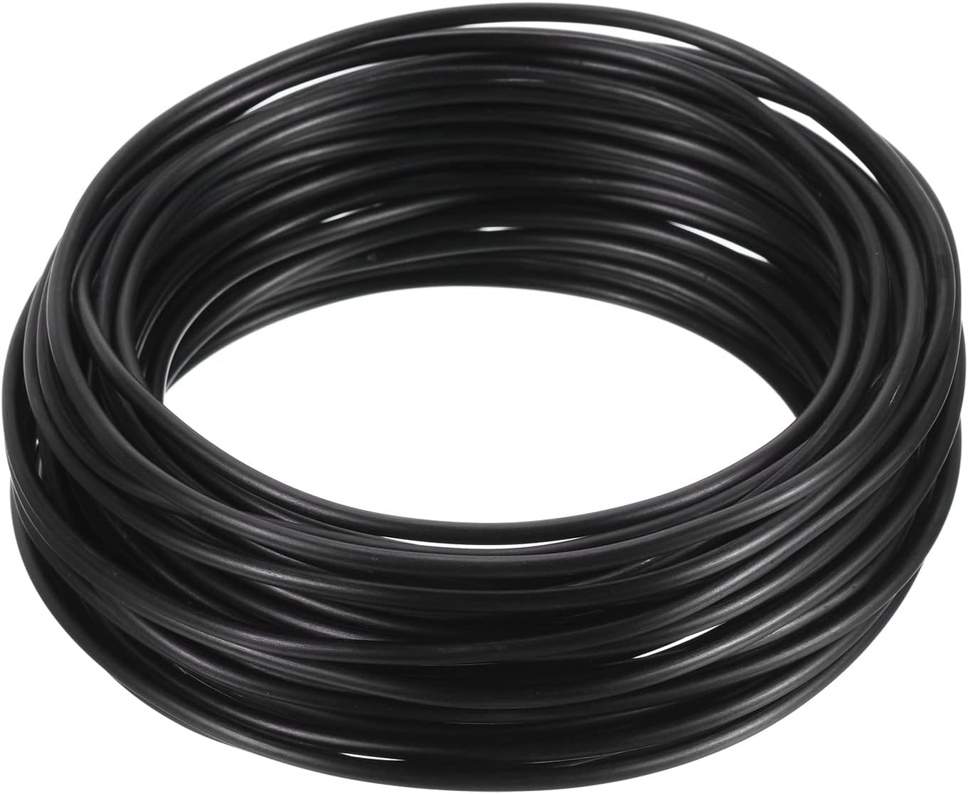 PATIKIL 2.5mm Bonsai Training Wire, Floral Wire Stems Anodized Aluminum Tree Wire 32.8 Feet Total for Gardening Branch Fixing, Black