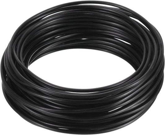 PATIKIL 2.5mm Bonsai Training Wire, Floral Wire Stems Anodized Aluminum Tree Wire 32.8 Feet Total for Gardening Branch Fixing, Black