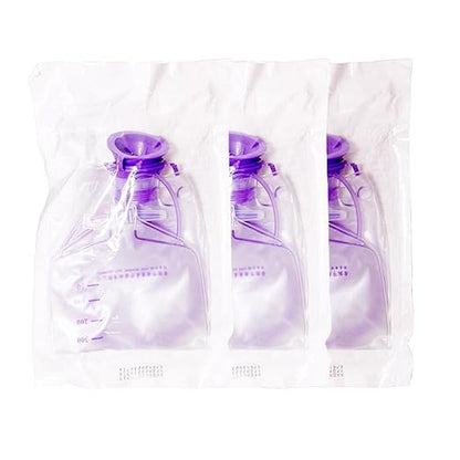 Water Drip Bags,1200ml Nutrition Bag Fluid Dripper Supply with Large Bore & Tube for Plants, 3 Pcs